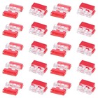  20pcs Transparent Self-Adhesive Hinges: Cabinets Cupboards Acrylic Adhesive