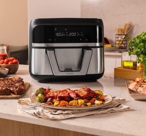 Cecotec Heißluftfritteuse 9 L CecoFry Advance Double Digitale Kompakte 2850 W St - Bild 6 von 15