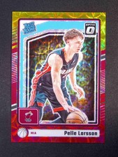 2024-25 Donruss Optic Pelle Larsson #293 RC Red and Gold International /99