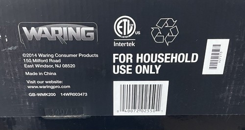 Waring Belgian Waffle Maker WMK200 Rotating Stainless Steel — New Factory Sealed - Picture 7 of 7