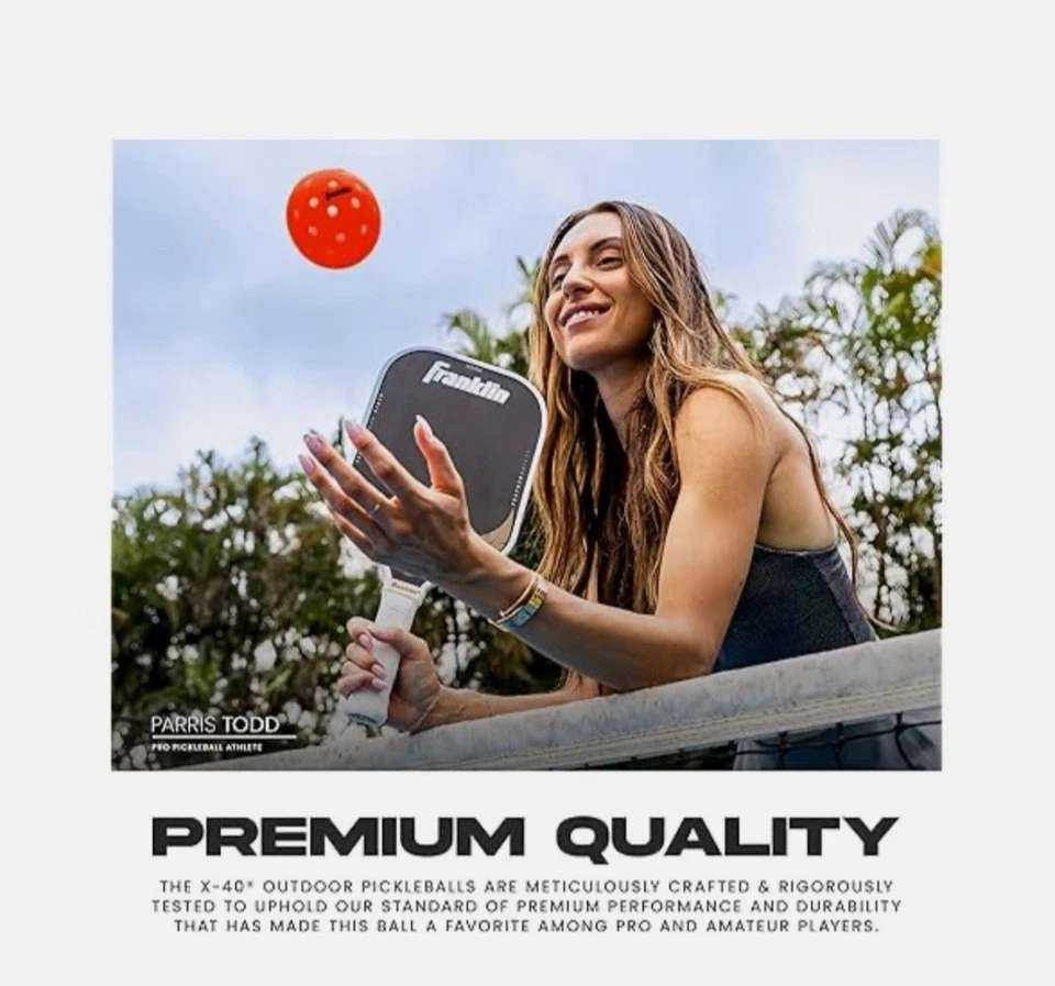 Franklin X40 Pickleballs (paquete de 100) - Ember Foto 4 de 4