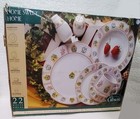 2000 Gibson Home Sweet Home 22 Pc Fine Ceramic Set For 4 Nice Country Pattern
