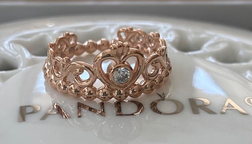 Original Pandora Rose Prinzessin Tiara Ring #180880CZ - Bild 1 von 6