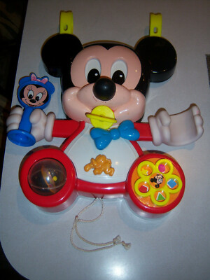 ミッキーマウス Vtg DISNEY Baby MICKEY MOUSE Activity Center 3-24 Mo MATTEL
