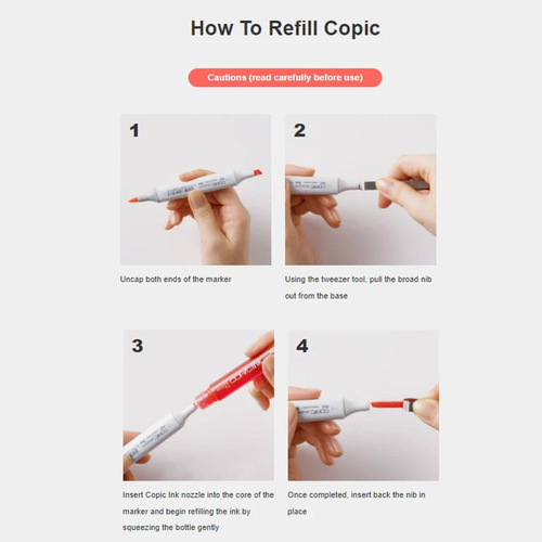 R0000 - R89 to RV0000 - RV99 * COPIC Ink Refill Red- U.S. Authorized Retailer - Picture 5 of 64