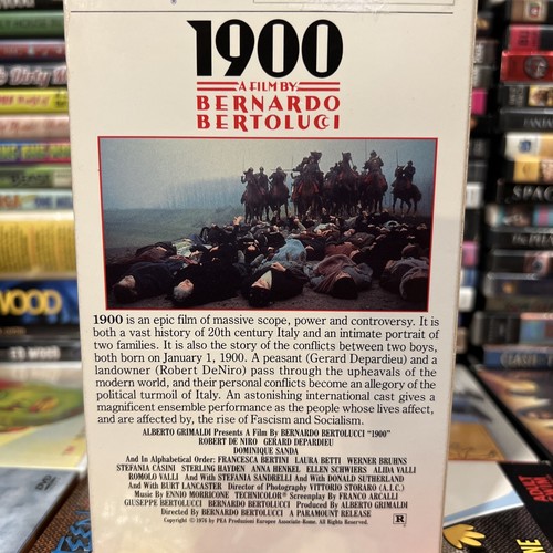 1900 VHS Robert De Niro Gerard Depardieu Donald Sutherland 1976 Historical Drama - Picture 8 of 12