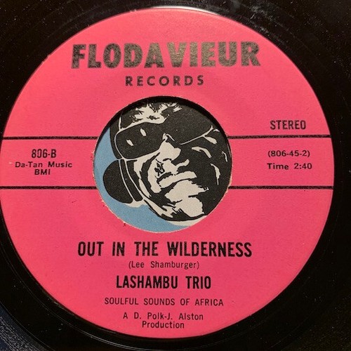 LASHAMBU TRIO Jazz Mod 45 Flodavieur #806 Symongo b/w Out In The Wilderness - Picture 3 of 3
