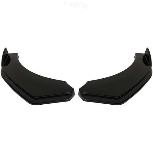 For Chrysler 300 2005-2020 Front Bumper Lip Splitter Spoiler Chin Kit Gloss Blk - Picture 9 of 15
