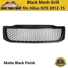 Front Grill fit for Toyota Hilux 2012-2015 Post Facelift N70 Matte Black Grille