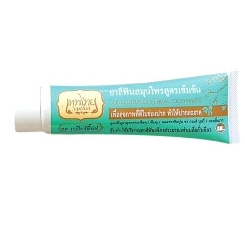 Toothpaste Tepthai Spearmint Flavor Thai Herbal Herb Concentrated 70g. - Picture 2 of 5