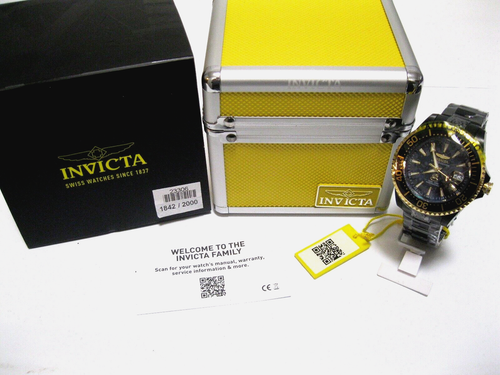Invicta Pro Diver Black MOP Dial Black NH35A. Automatic 300M Men's Watch- 23306 - Picture 11 of 11