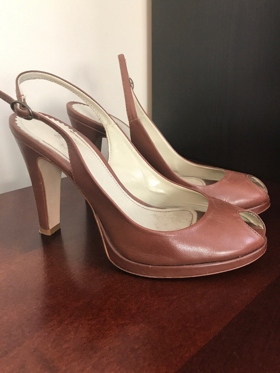 Zara Slingback Brown Heels , Size 36 | eBay Zara Slingback Brown Heels , Size 36 | eBay