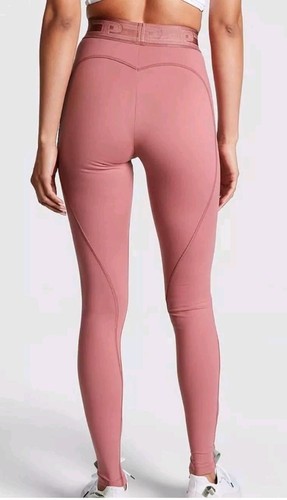 NWT Victoria's Secret PINK Ultimate High Waisted Pink Leggings | Size Medium - Picture 2 of 14