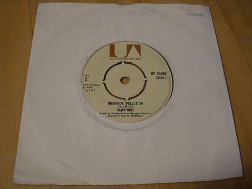 HAWKWIND - URBAN GUERRILLA [UA 7") RARE/ /WITHDRAWN - Imagen 2 de 3