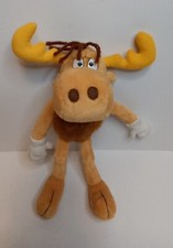 1994 Dakin Rocky  Bullwinkle Moose Plush 10" Vintage