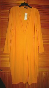 plus plunge wrap midi dress