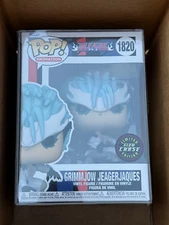 Funko POP Bleach- Grimmjow Jeagerjaques Glow Chase GITD Figure #1820 + Protector