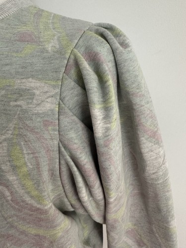Ted Baker Marble Print Puff Sleeve Sweatshirt Jumper Size TB2 / UK10 NWT - Picture 7 of 15