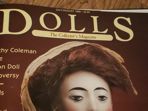 DOLLS The Collectors Magazine - Lot of 4 Mag 1983-1988 all in Collectors Binder - Picture 12 of 12