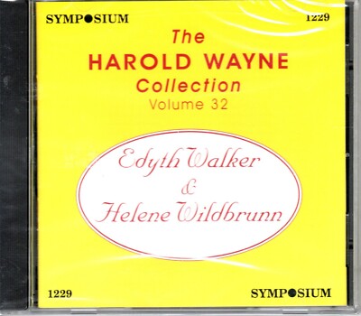 THE HAROLD WAYNE COLLECTION BAND 32 - EDYTH WALKER & HELENE WILDBRUNN