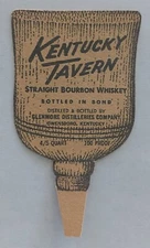 KENTUCKY TAVERN SNOWMAN Broom Repoduced  on OLD PAPER