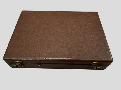 DE COLECCIÓN LOWE BAQUELITA MALETA JUEGO SET BACKGAMMON PÓKER RULETA AJEDREZ - Imagen 10 de 12