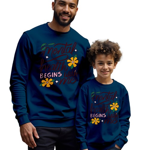 Mens Kids Mental Health Begins Awareness Sweatshirt Jumper Anxiety Emotional#MHA - Picture 21 of 29