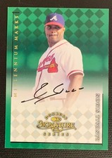 1998 Donruss Baseball - Autograph Card - Randall Simon - Atlanta Braves - 0689