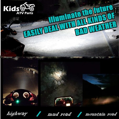 (Set of 2) 12V 35W Halogen Headlight Head Light Bulb for Scooter ATV Moped Qu... - Picture 4 of 5