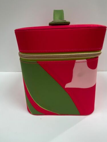 Estuche de tocador y artículos de tocador TED BAKER maquillaje sólido bolsa con cremallera rojo audaz floral 5 artículos - Imagen 7 de 15