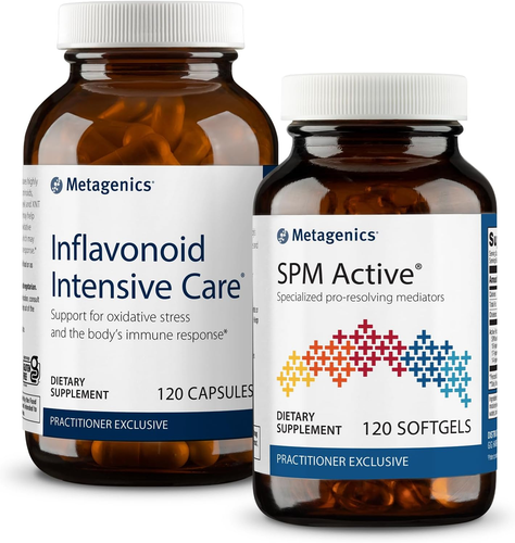 Metagenics Daily Joint Support Duo: SPM Active - 120 Softgels and Inflavonoid IC - Picture 12 of 12