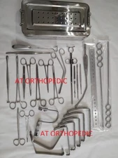 Tonsillectomy Adenoidectomy Reusable Instruments Set of 27 Pcs S.S with Box A++