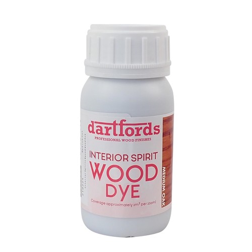 Botella de 230 ml de tinte para madera interior roble mediano dartfords - Imagen 3 de 3