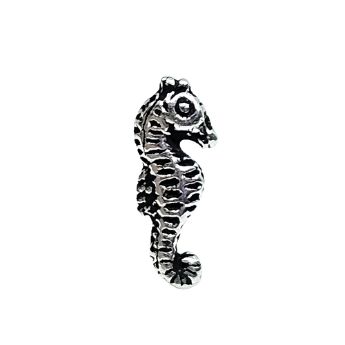 Pez nariz de caballito de mar 22 g (0,6 mm) 925 plata esterlina L poste flexi... - Imagen 3 de 19