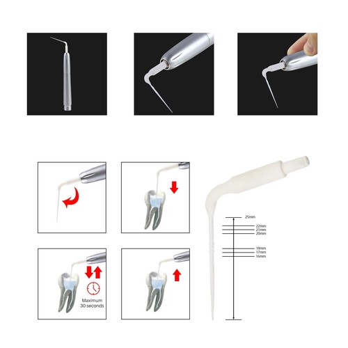 Dental Hygienist Air Scaler Endo Irrigation Tips Root Canal Handpiece 2 Holes po - Picture 20 of 24