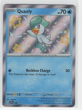 Pokemon Scarlet & Violet Black Star Promo -  Quaxly (Baby Shiny) SVP 082