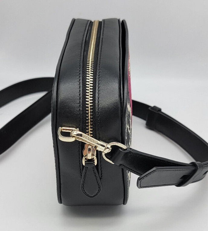 Kate Spade Flower Jacquard Stripe Medium Camera Bag K4455 Kate Spade Flower Jacquard Stripe Medium Camera Bag K4455
