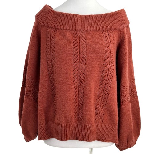 MINKPINK Burnt Rose Always Off Shoulder Pullover Größe M - Bild 6 von 11