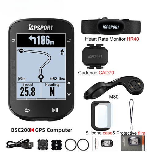 GPS Bicycle Computer Cycling Odometer Wireless Speedometer Route Navigation - Picture 31 of 34
