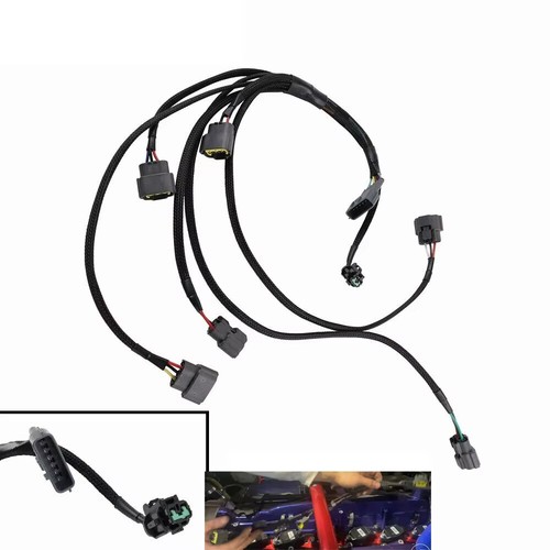 R35 Ignition Coil Conversion Wire Harness For Skyline R33 GTR RB26DETT RB26 New - Picture 6 of 11