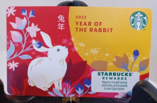 STARBUCKS KARTE 2023 " YEAR OF THE RABBIT " BRANDNEU 🐇 RARITÄT🐰 TOP PREIS