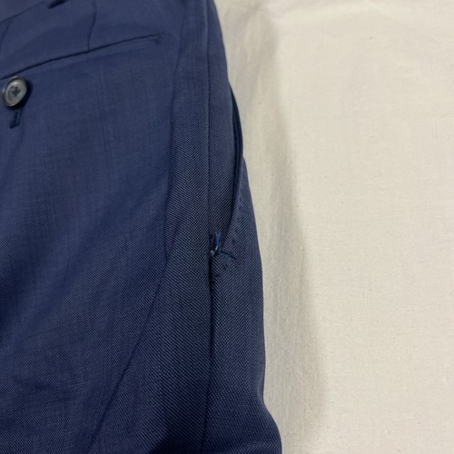 J. Hilburn Pants Men's 33 Blue Vitale Barberis Canonico Wool Made In Portugal - Picture 8 of 15