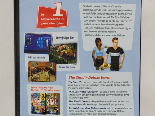 NEW The Sims 1 Deluxe Edition DUTCH VERSION PC Game SEALED PAL 2002 computer - Picture 3 of 6