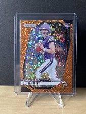 2024 Panini Prizm J.J. McCarthy Orange Disco Prizm RC #400 Minnesota Vikings