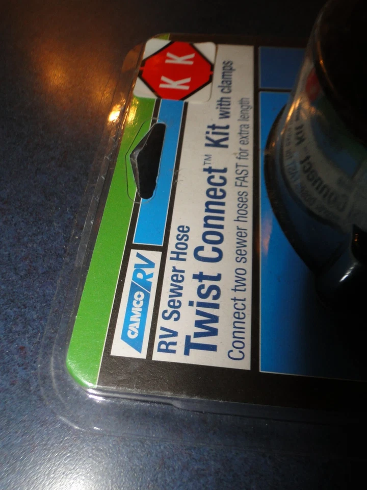 NEW Camco RV /CAMPER Sewer Hose Twist Connect Kit–Fits 3-inch Sewer Hoses LOT KK - Image 2 of 4