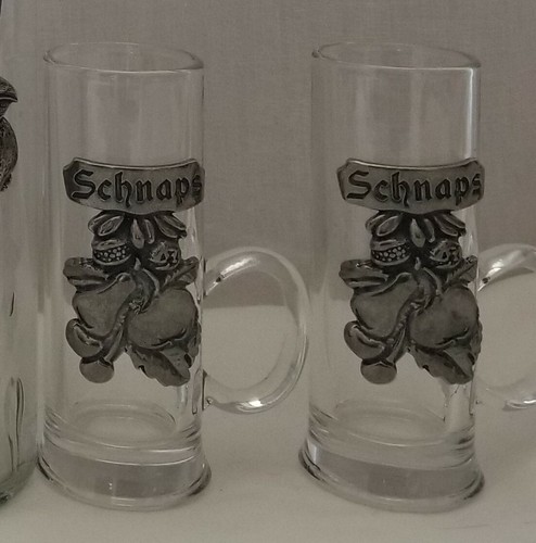 ARTINA ZINN SCHNAPS SET KARAFFE SCHNAPSGLAS 6-TEILIG - Bild 3 von 7