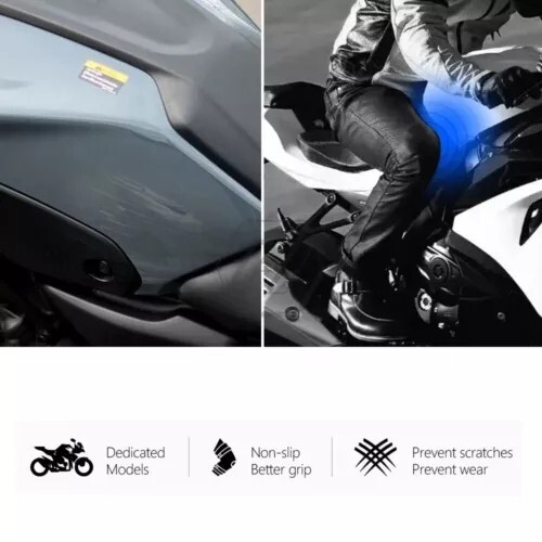 For YAMAHA MT-07 2014-2017 Motorcycle Sticker Side Tank Pad Protection Knee Grip - Picture 4 of 6