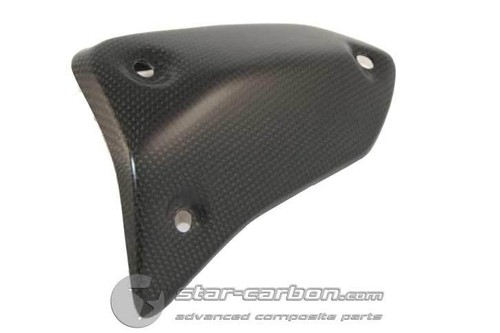 PARACALORE TERMINALE SCARICO FIBRA CARBONIO DUCATI HYPERMOTARD HYPERSTRADA 821 - Picture 3 of 5