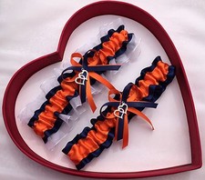 NEW  Sexy Bride Wedding Garter Orange Navy Blue White &nbsp;Prom GetTheGoodStuff&nbsp;