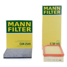 MANN Innenraum + Luftfilter für MERCEDES-BENZ G-KLASSE W463 G270CDI 156 PS OM612